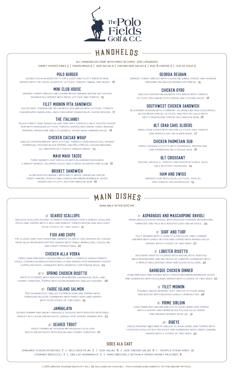 Summer Menu back
