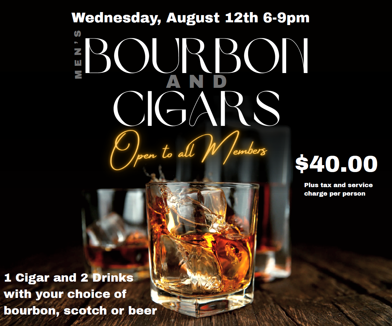 Bourbon and Cigars